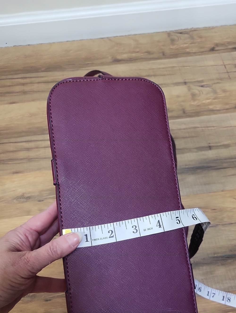 STEVE MADDEN Bfranz Sachel Handbag In Wine Burgundy w/ Pom-pom Key Chain - Picture 14 of 15